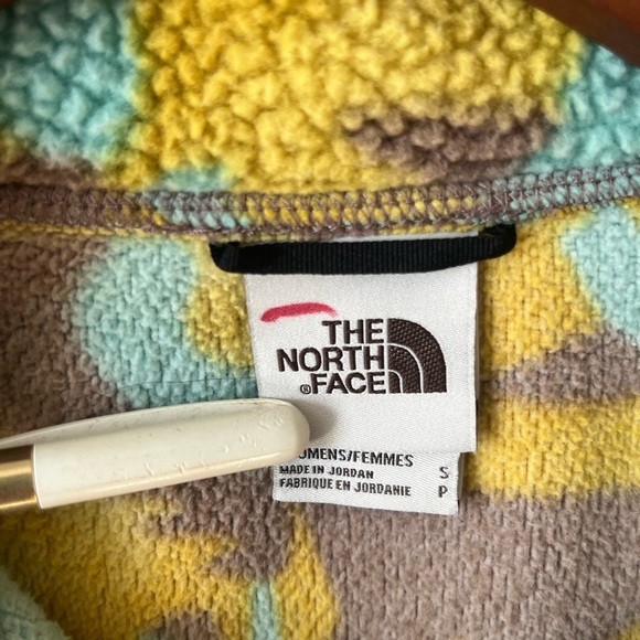 THE NORTH FACE camo printed Cragmont 1/4 snap pullover fleece side pocket Small - Picture 7 of 10